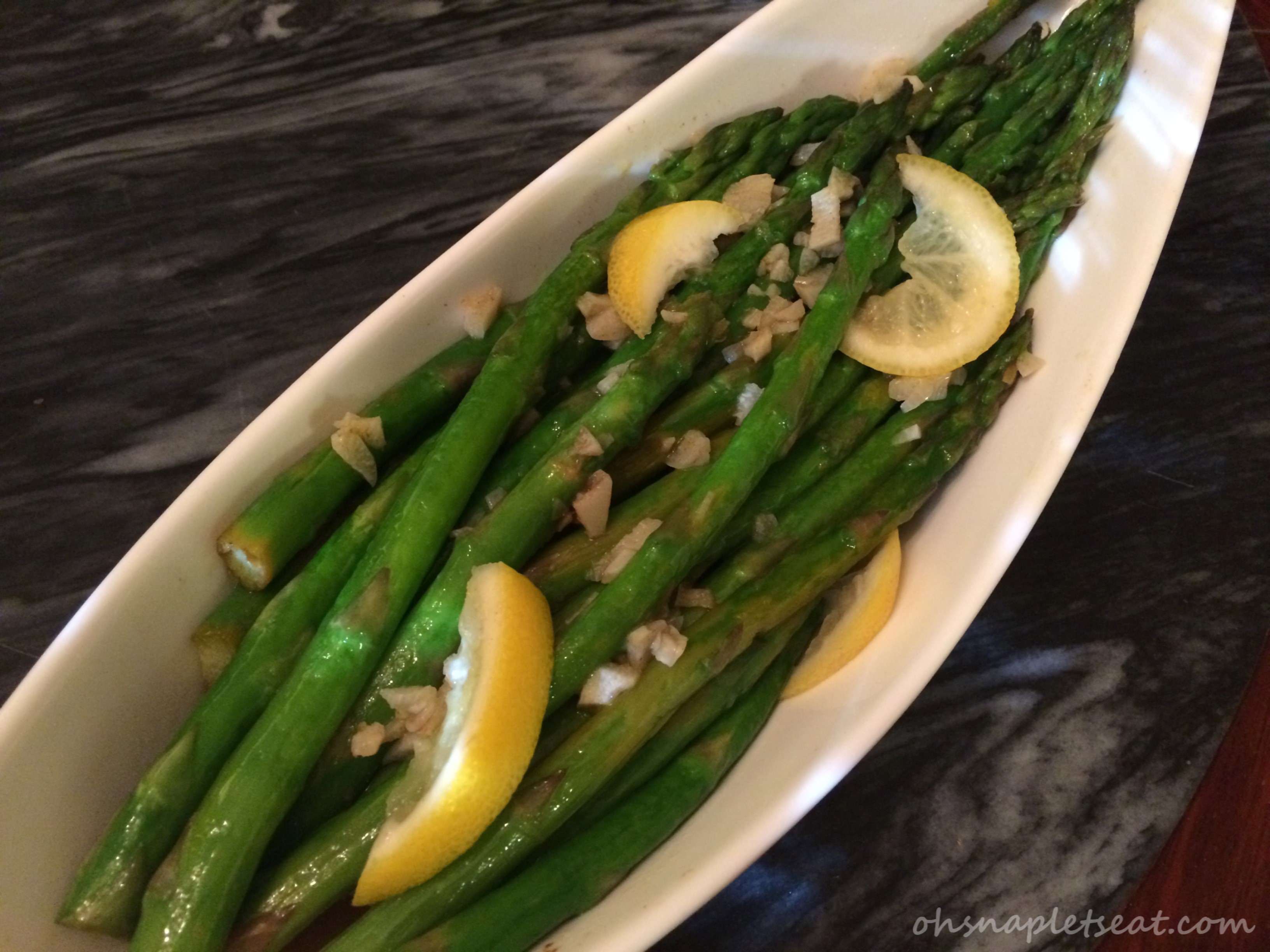 Garlic Lemon Butter Asparagus Oh Snap! Let's Eat!