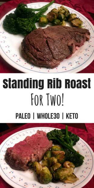 Standing Rib Roast for Two! (Paleo, Keto, Gluten Free) • Oh Snap! Let's ...
