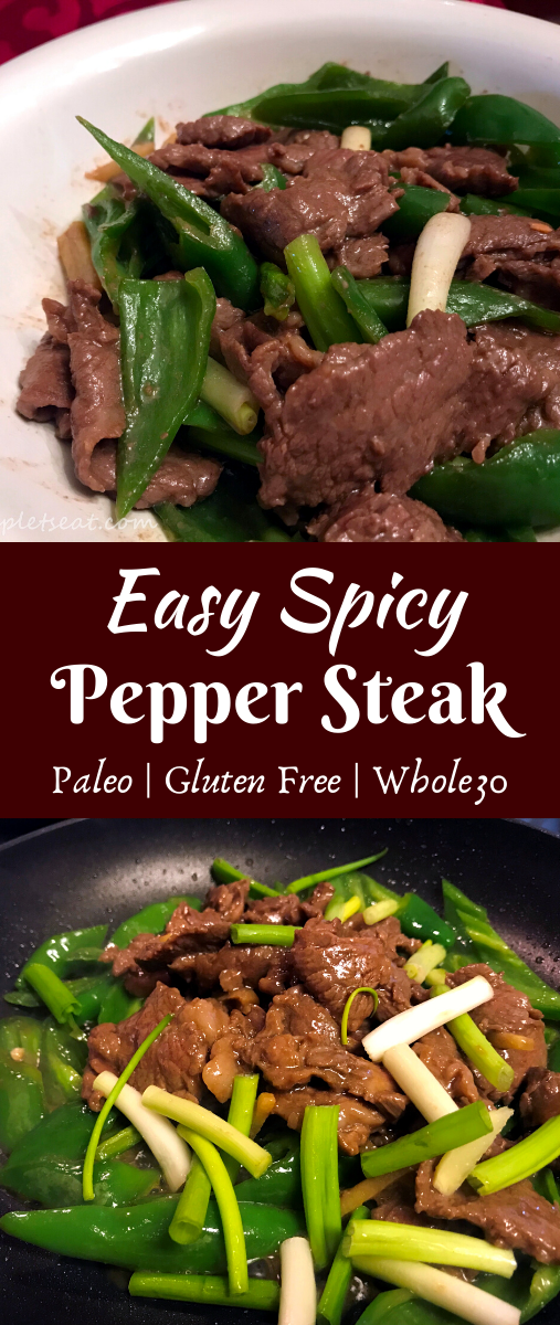 Spicy Pepper Steak - Oh Snap! Let's Eat!