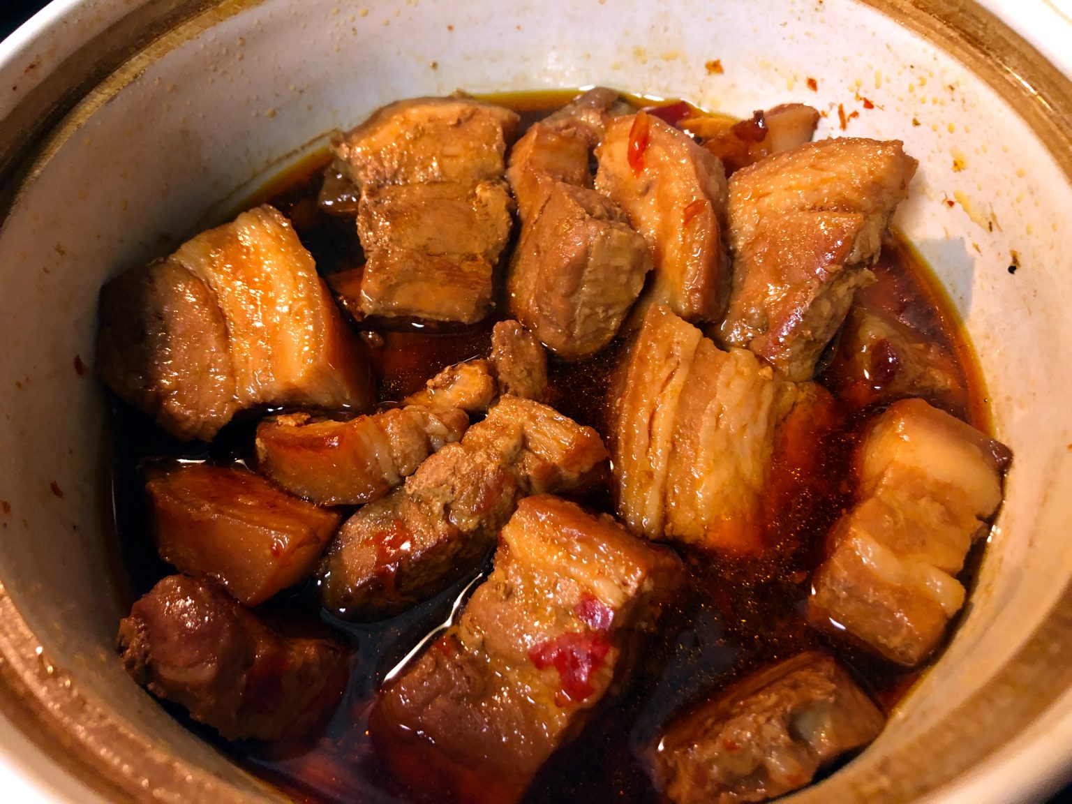 Pork Belly Chinese Recipe Red Braised Pork Belly Oh Snap Let S Eat