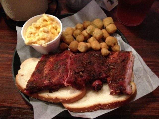 1/2 Slab of Ribs at Southern Soul in St. Simons, Georgia
