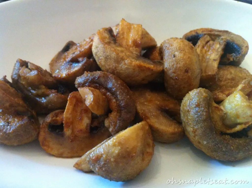 Buttery Oven Roasted Mushrooms