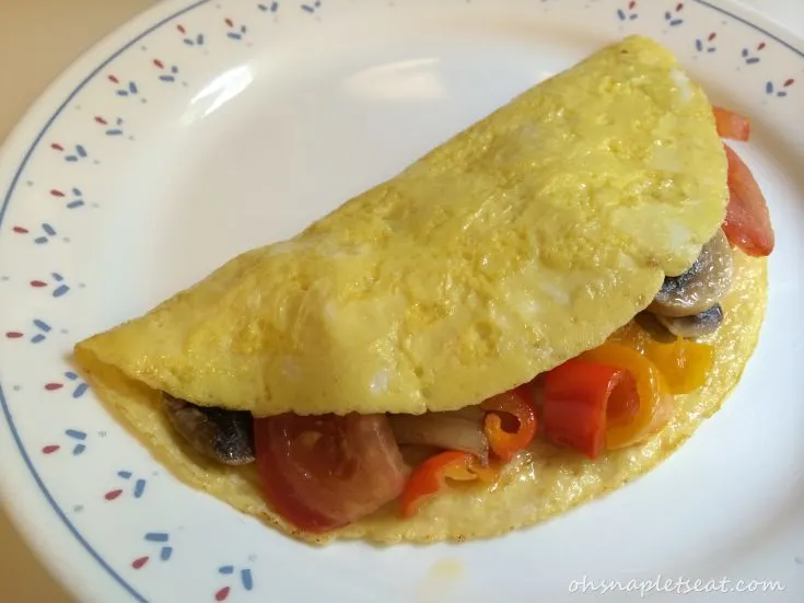 Easy Paleo Omelette with Summer Vegetables