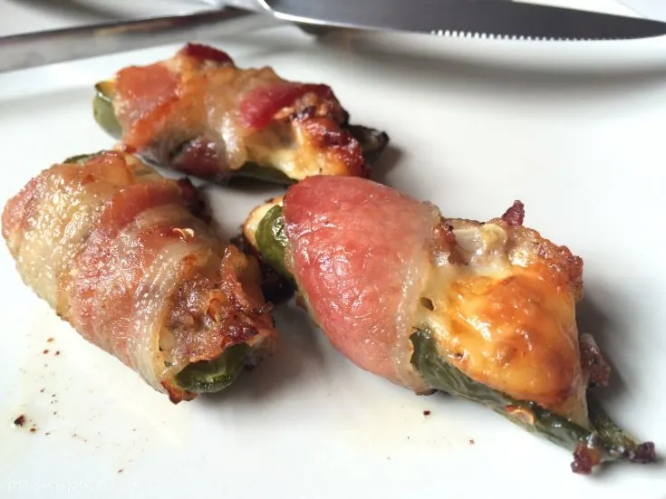 Bacon Wrapped Jalapeño Poppers
