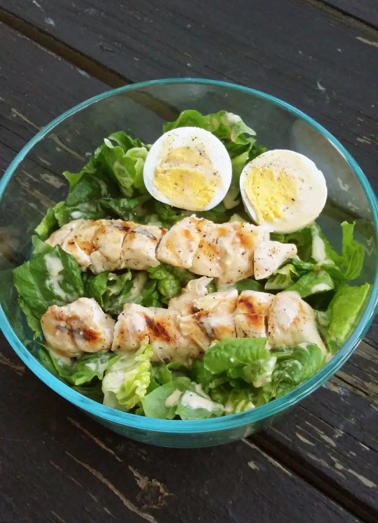 Chicken Caesar Salad (Paleo, Keto, Whole30)