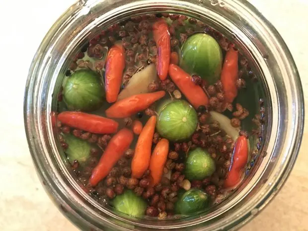 Paleo Chinese Spicy Pickled Cucumbers