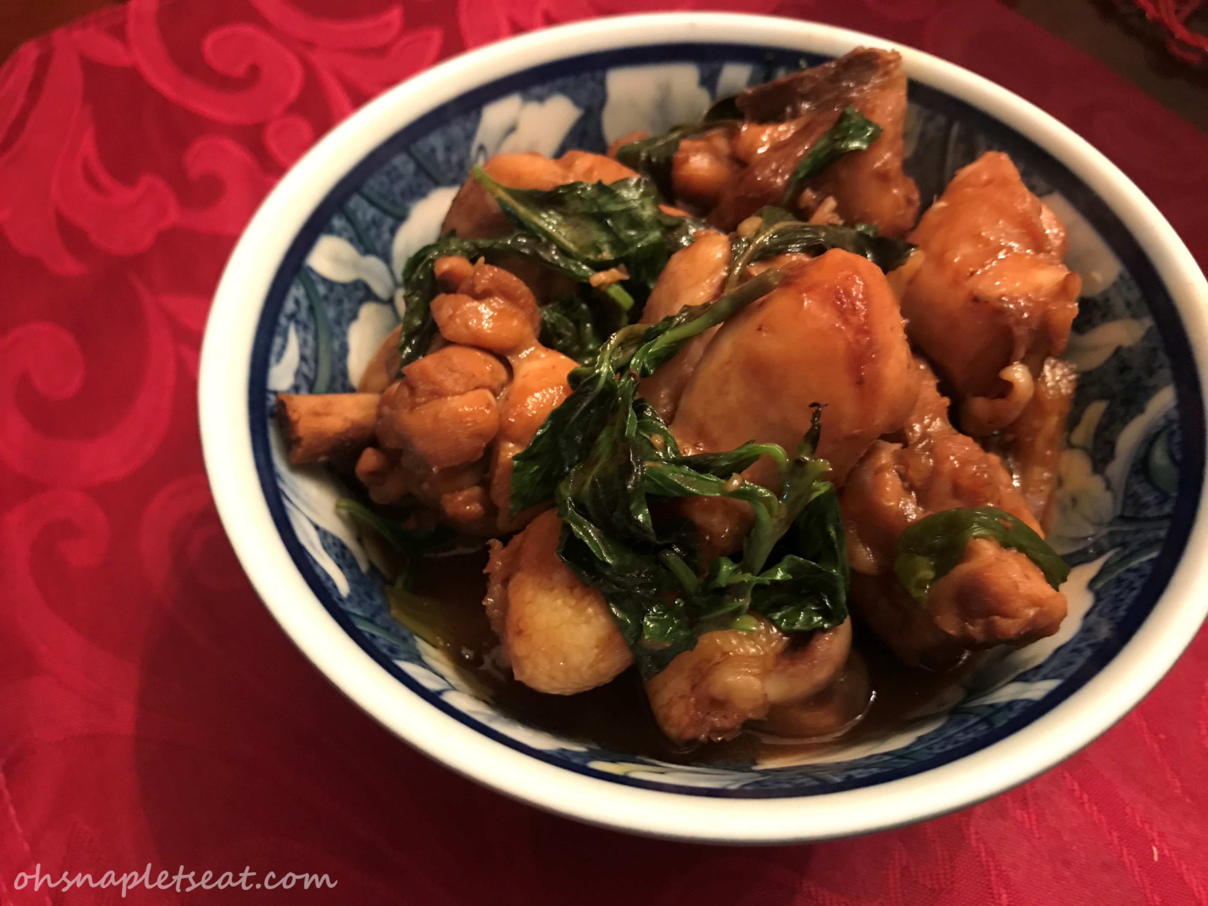 Taiwanese Three Cup Chicken (Paleo and Gluten Free Options)