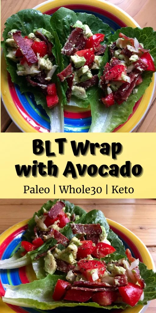Paleo BLT Wrap with Avocado