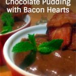Paleo Mexican Chocolate Pudding with Bacon Hearts • Oh Snap! Let's Eat!