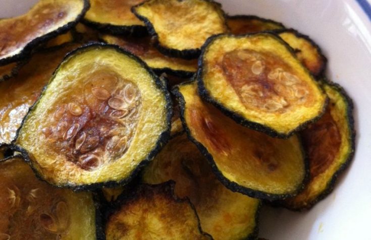 Oven Baked Zucchini Chips