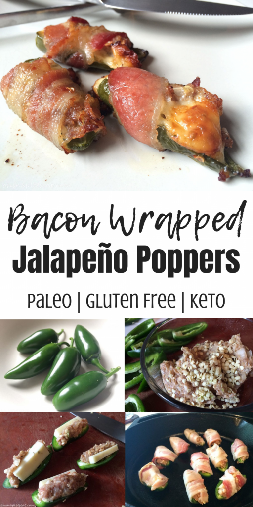 Keto Bacon Wrapped Jalapeño Poppers