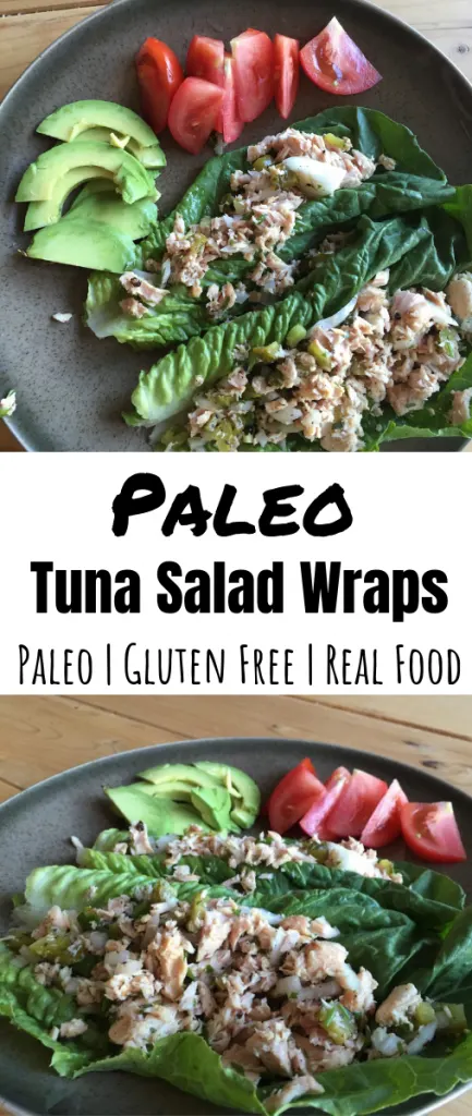 Paleo Tuna Salad Wraps