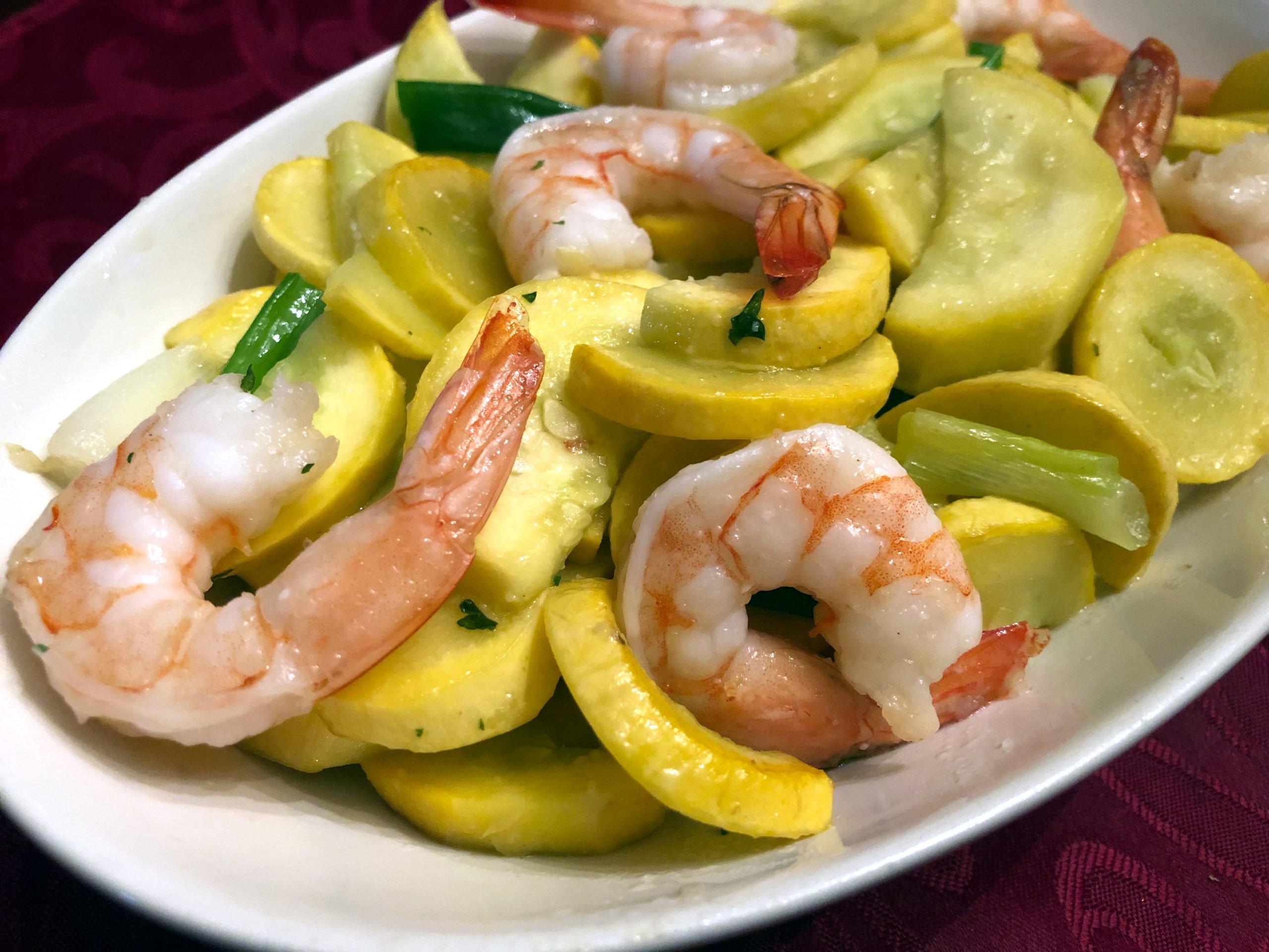 Shrimp and Summer Squash Stir Fry • Oh Snap! Let's Eat!