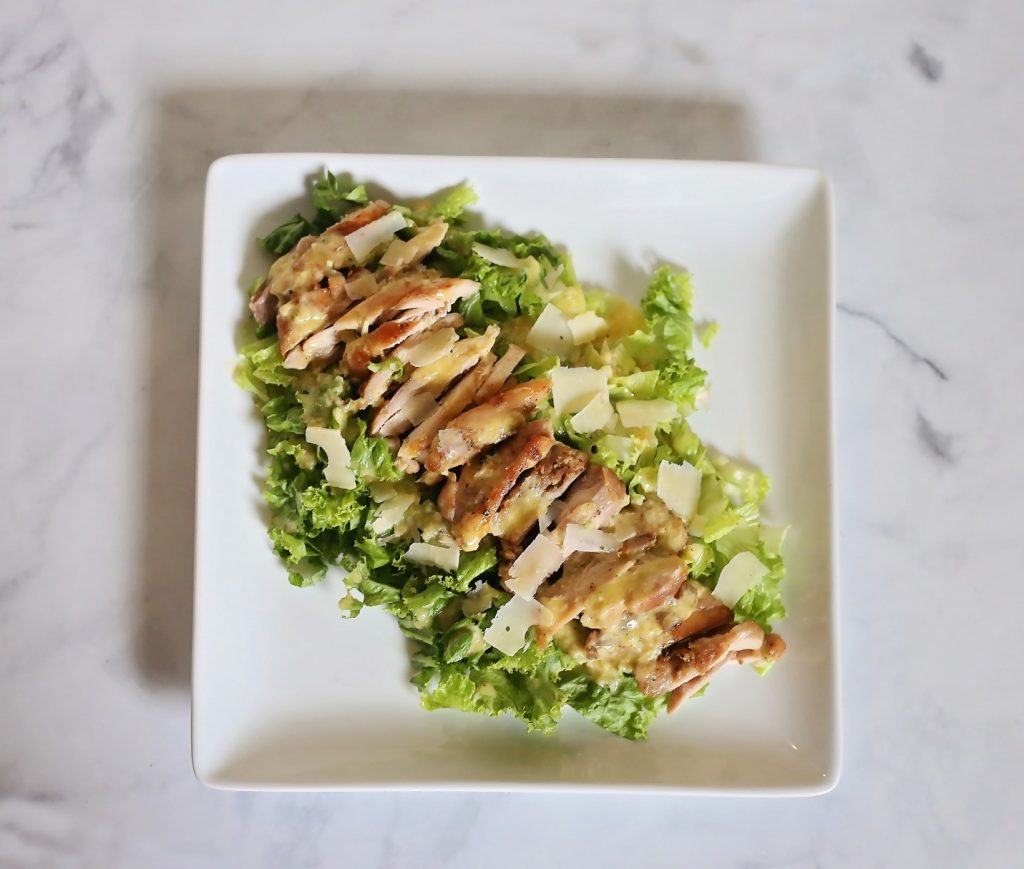 Keto Chicken Caesar Salad