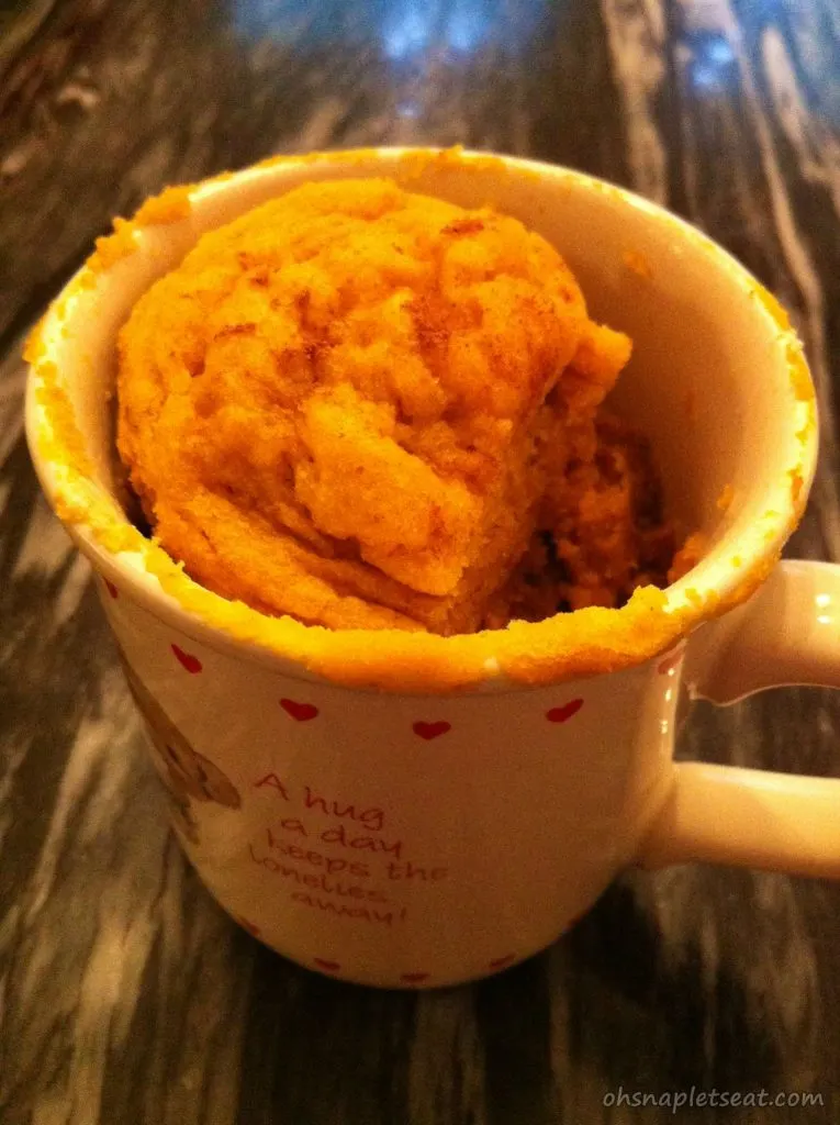 Paleo Pumpkin Cake In A Cup