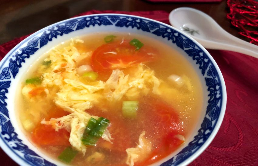 Tomato Egg Drop Soup (Paleo, Keto, Whole30) • Oh Snap! Let's Eat!