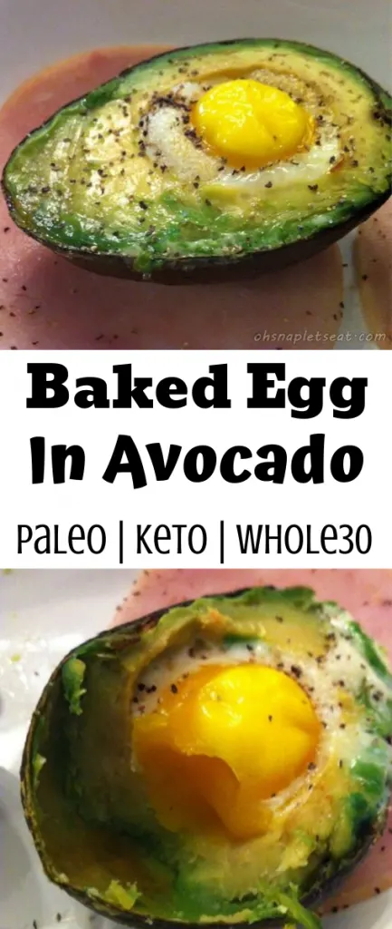 Baked Eggs in Avocado