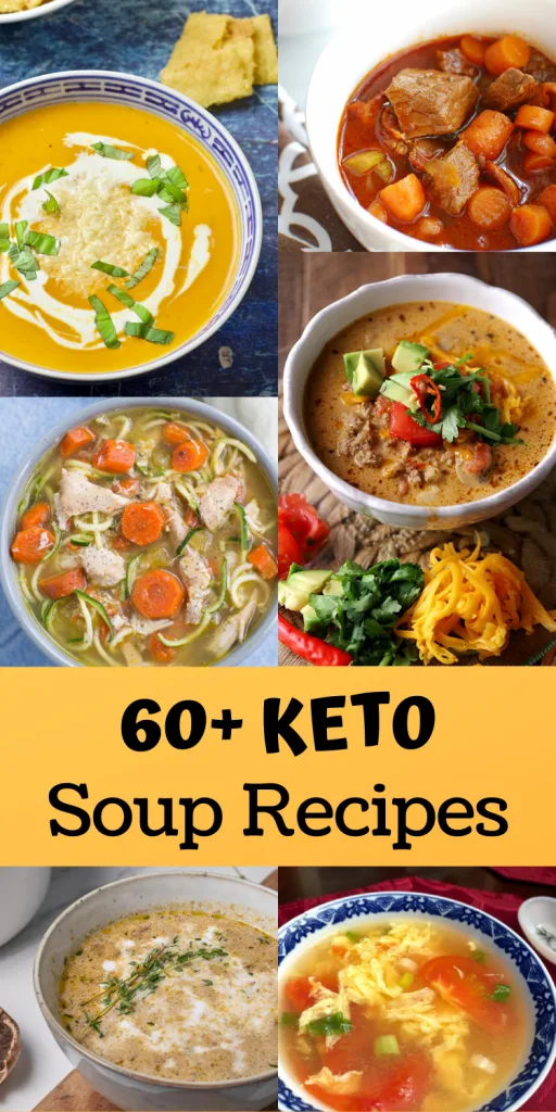 60+ Low Carb and Keto Soup Recipes