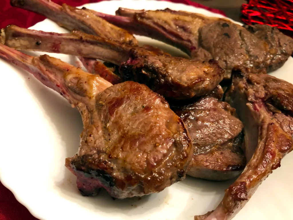 Pan Fried Lamb Chops (Rack of Lamb)