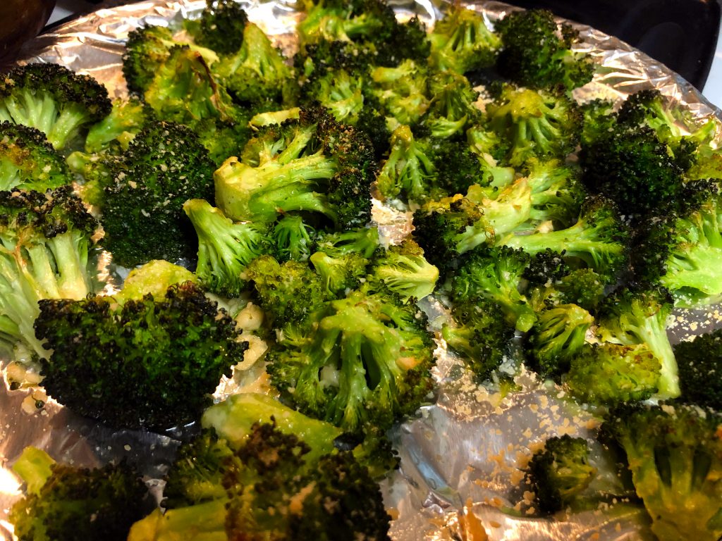 Oven Roasted Garlic Parmesan Broccoli • Oh Snap! Let's Eat!