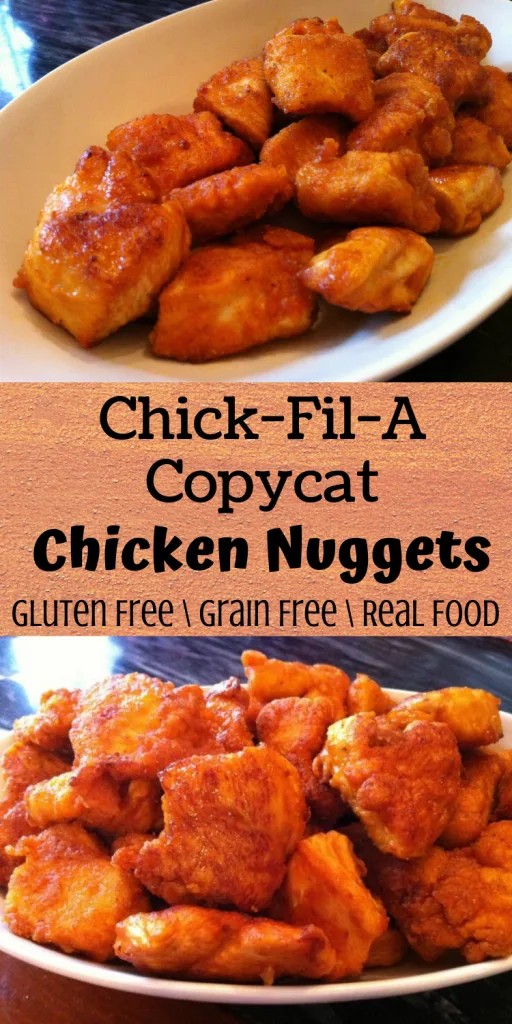 Chick-Fil-A Copycat Chicken Nuggets (Gluten Free, Grain Free)
