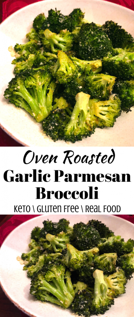 oven roasted garlic parmesan broccoli