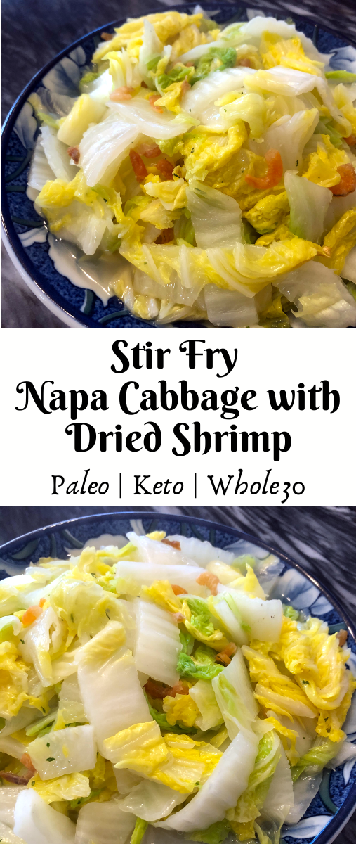 Stir Fry Napa Cabbage with Dried Shrimp • Oh Snap! Let's Eat!