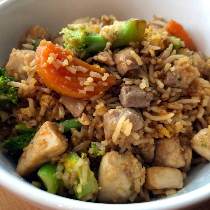 Easiest Fried Rice with Frozen Vegetables Recipe