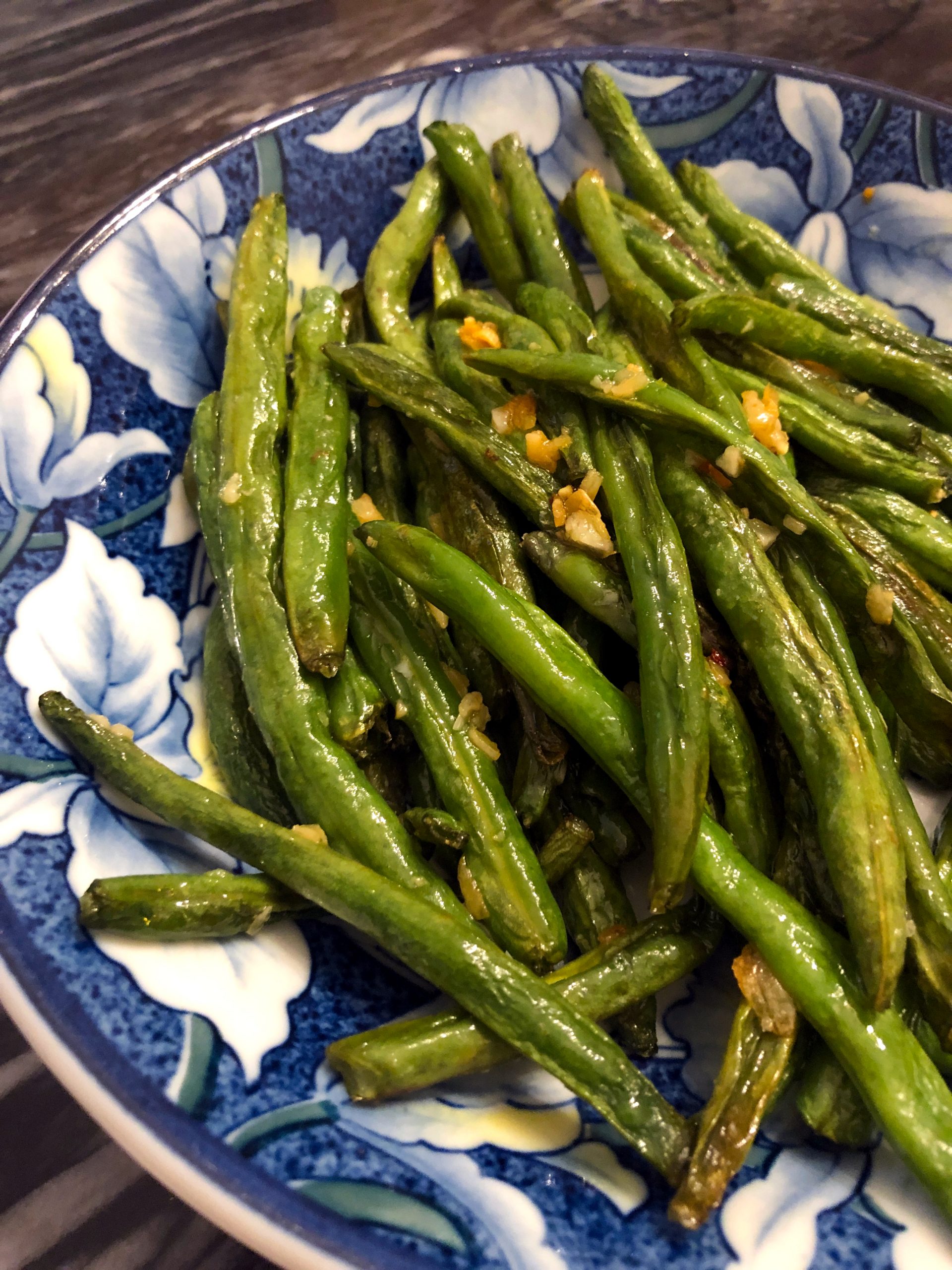 Oven Roasted Garlic Butter Green Beans • Oh Snap! Let's Eat!