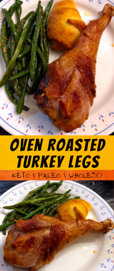 Turkey legs are my favorite part of a turkey, so I love that I can make baked turkey legs without popping an entire turkey in to the oven!  This is how I make them - super easy and delicious!