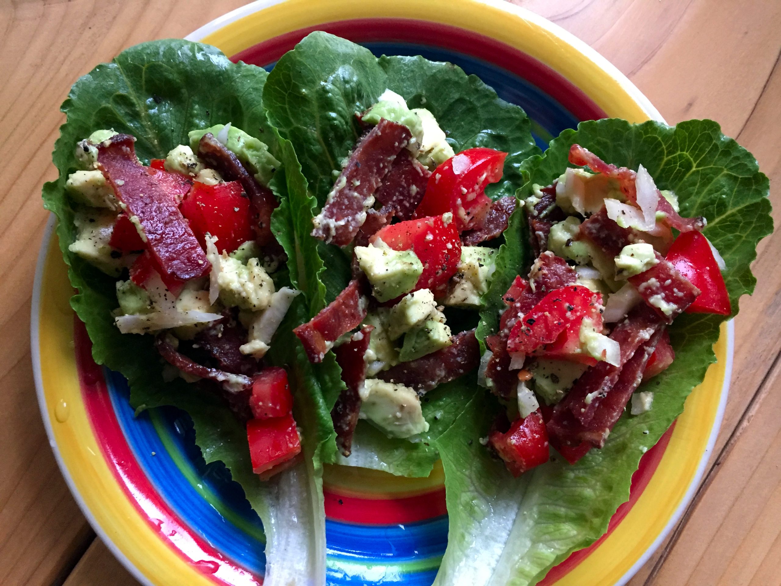 BLT Bacon Cups with Avocado - A Paleo Appetizer with Punch!