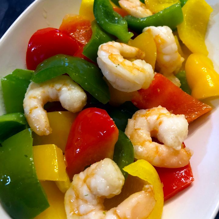 Shrimp Bell Peppers Stir Fry • Oh Snap! Let's Eat!