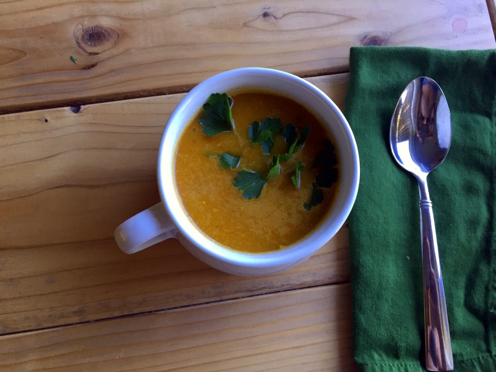 Paleo Carrot Ginger Soup