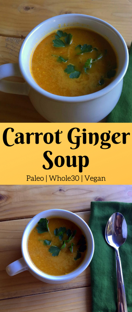 Paleo Carrot Ginger Soup