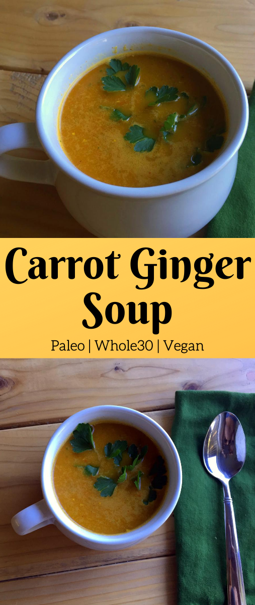 Carrot Ginger Soup (Coconut Base) • Oh Snap! Let's Eat!