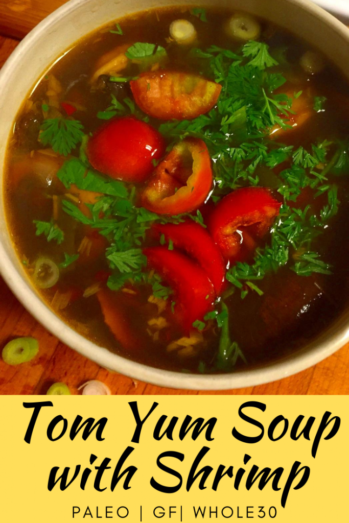 Tom Yum Soup with Shrimp