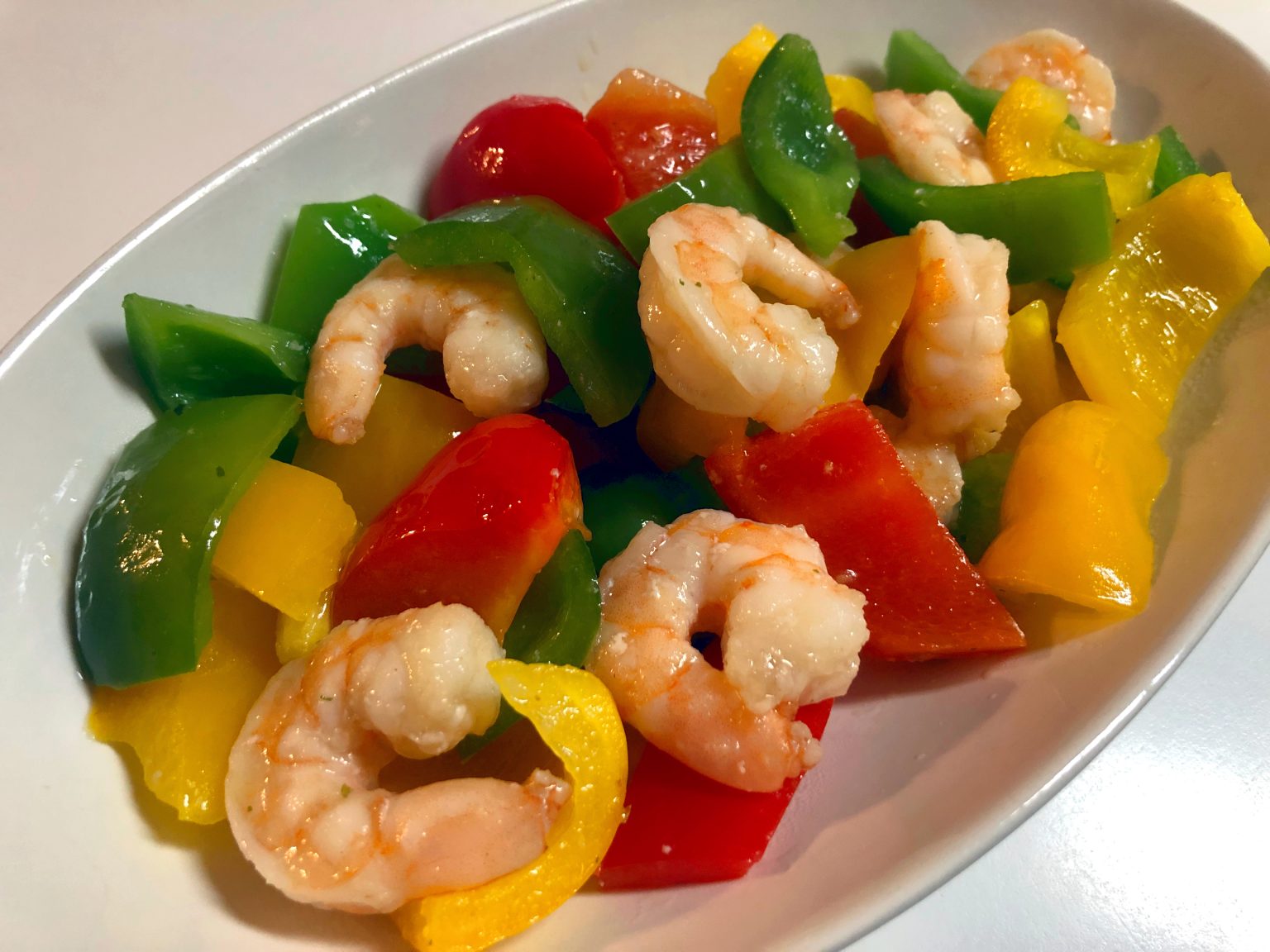 Shrimp Bell Peppers Stir Fry • Oh Snap! Let's Eat!