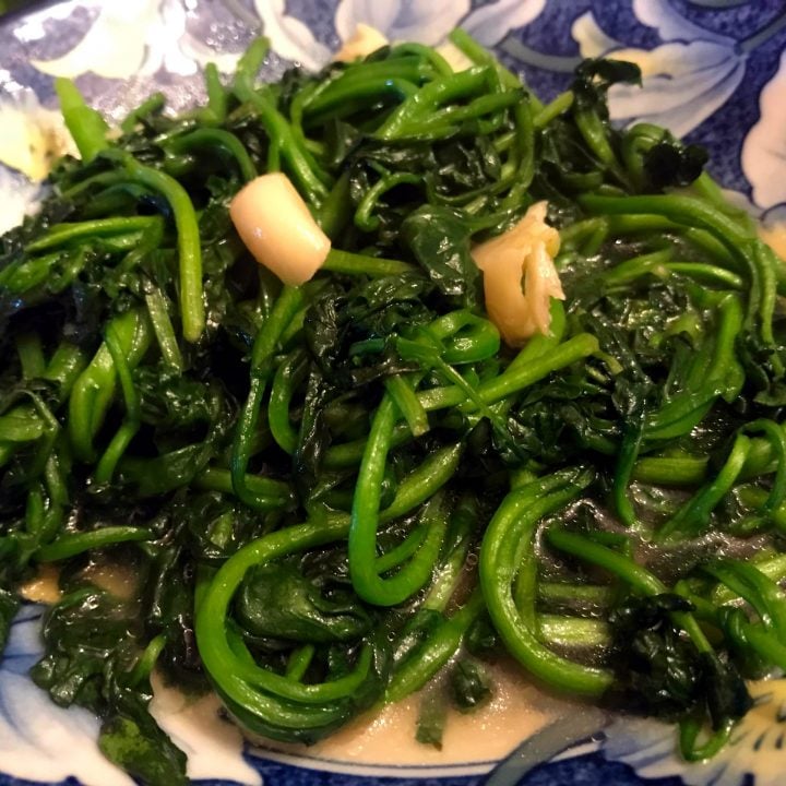 Chinese Watercress With Garlic Stir Fry 西洋菜