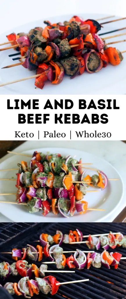 Lime and Basil Beef Kebabs