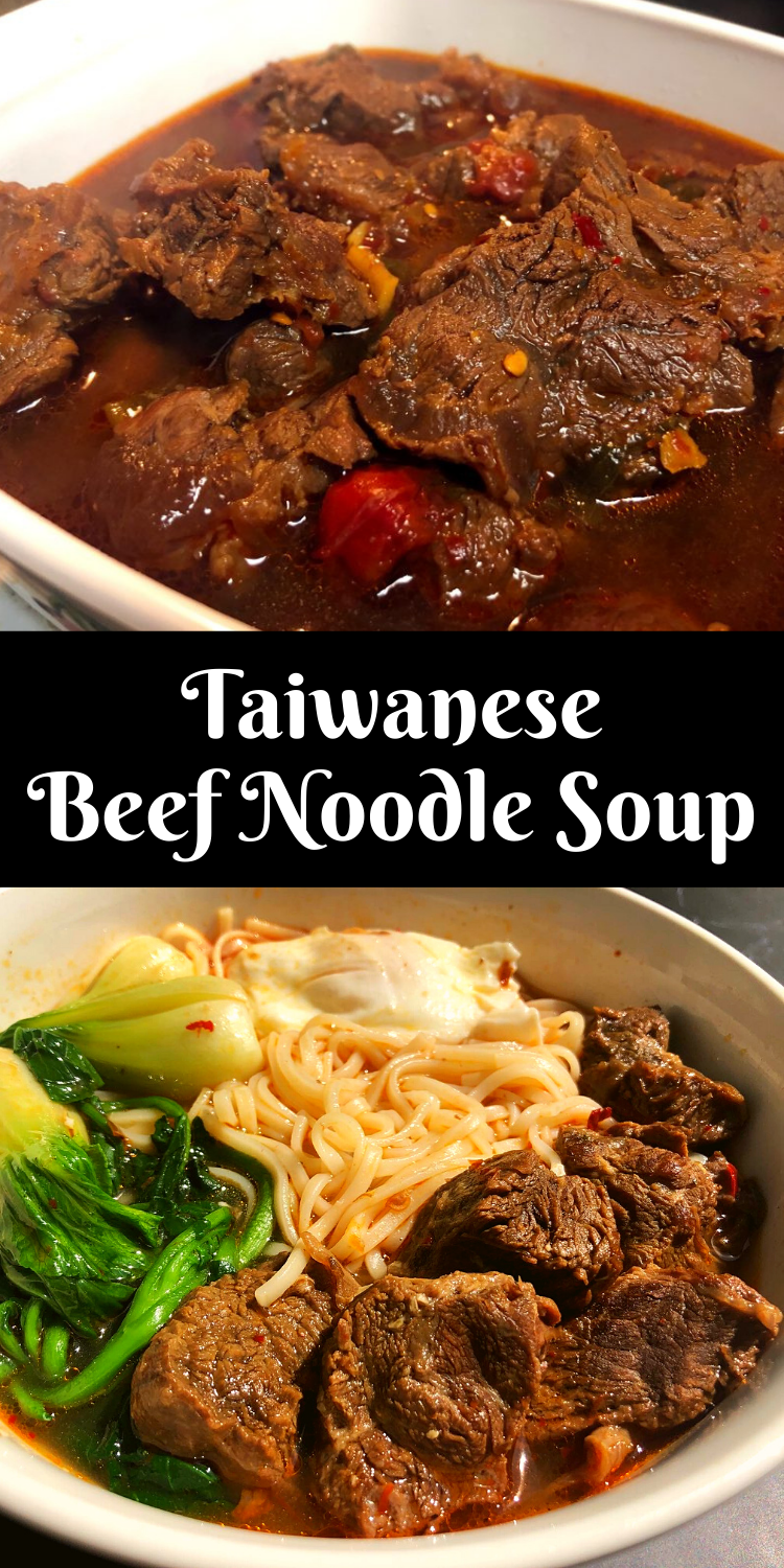 Taiwanese Beef Noodle Soup (Hong Shao Niu Rou Mian 紅燒牛肉麵) • Oh Snap ...