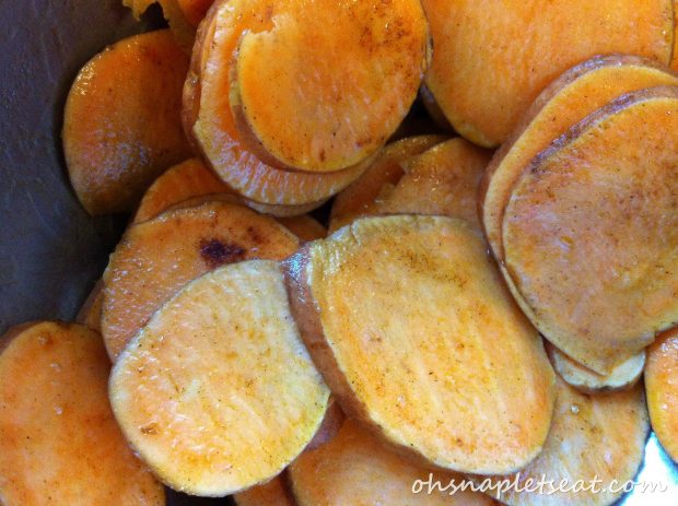 Baked Sweet Potato Chips Recipe • Oh Snap! Let's Eat!