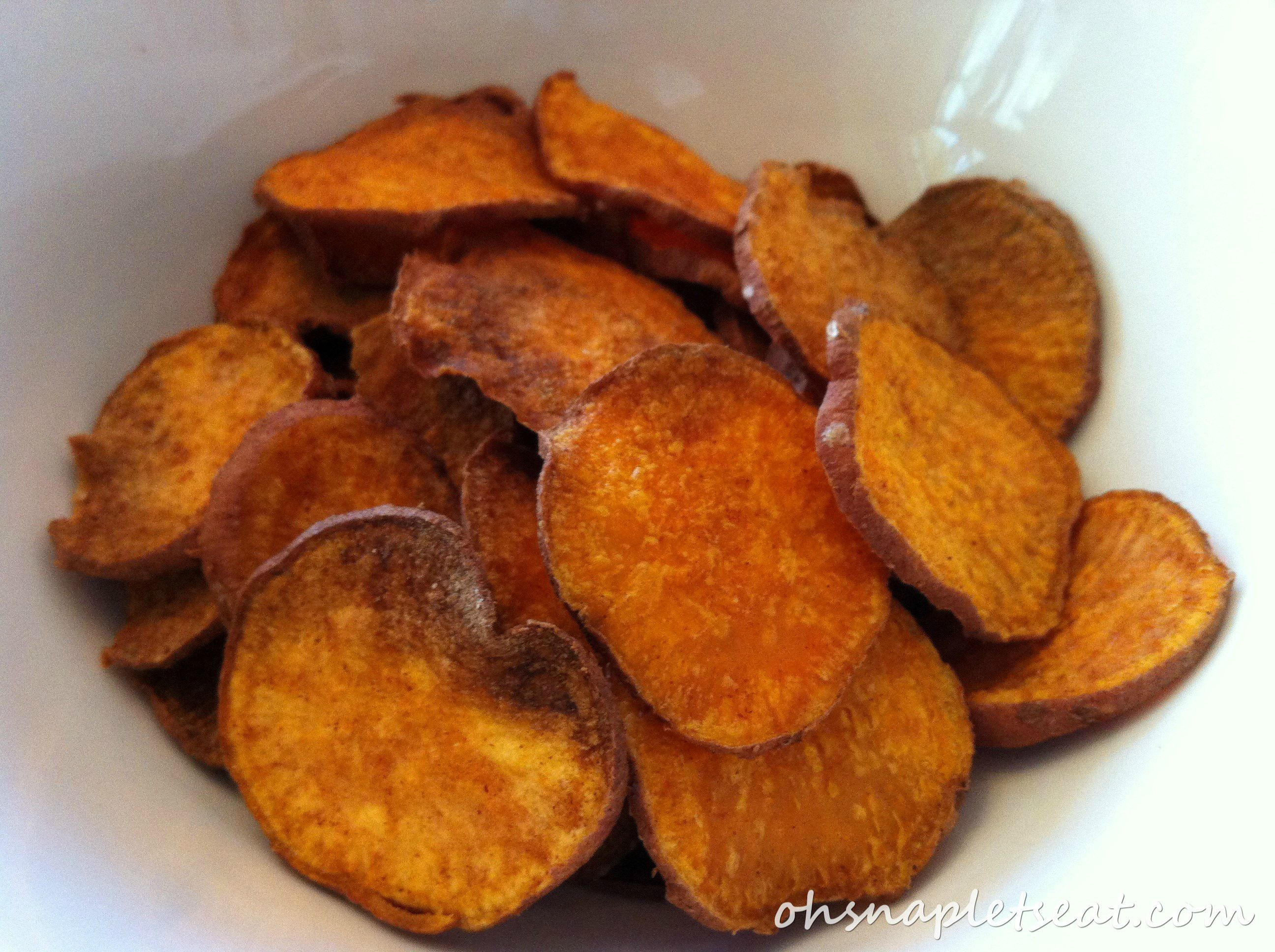 Baked Sweet Potato Chips Recipe • Oh Snap Let S Eat