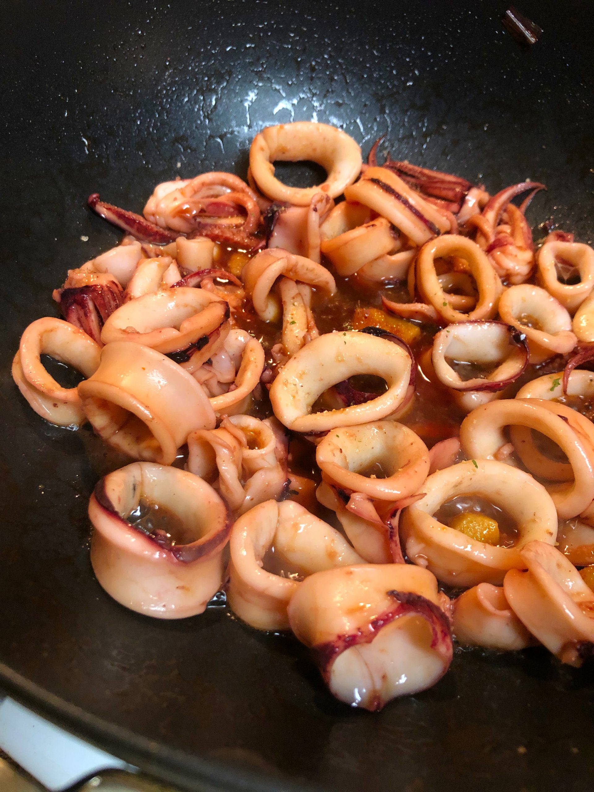 Three Cup Squid Stir Fry • Oh Snap! Let's Eat!