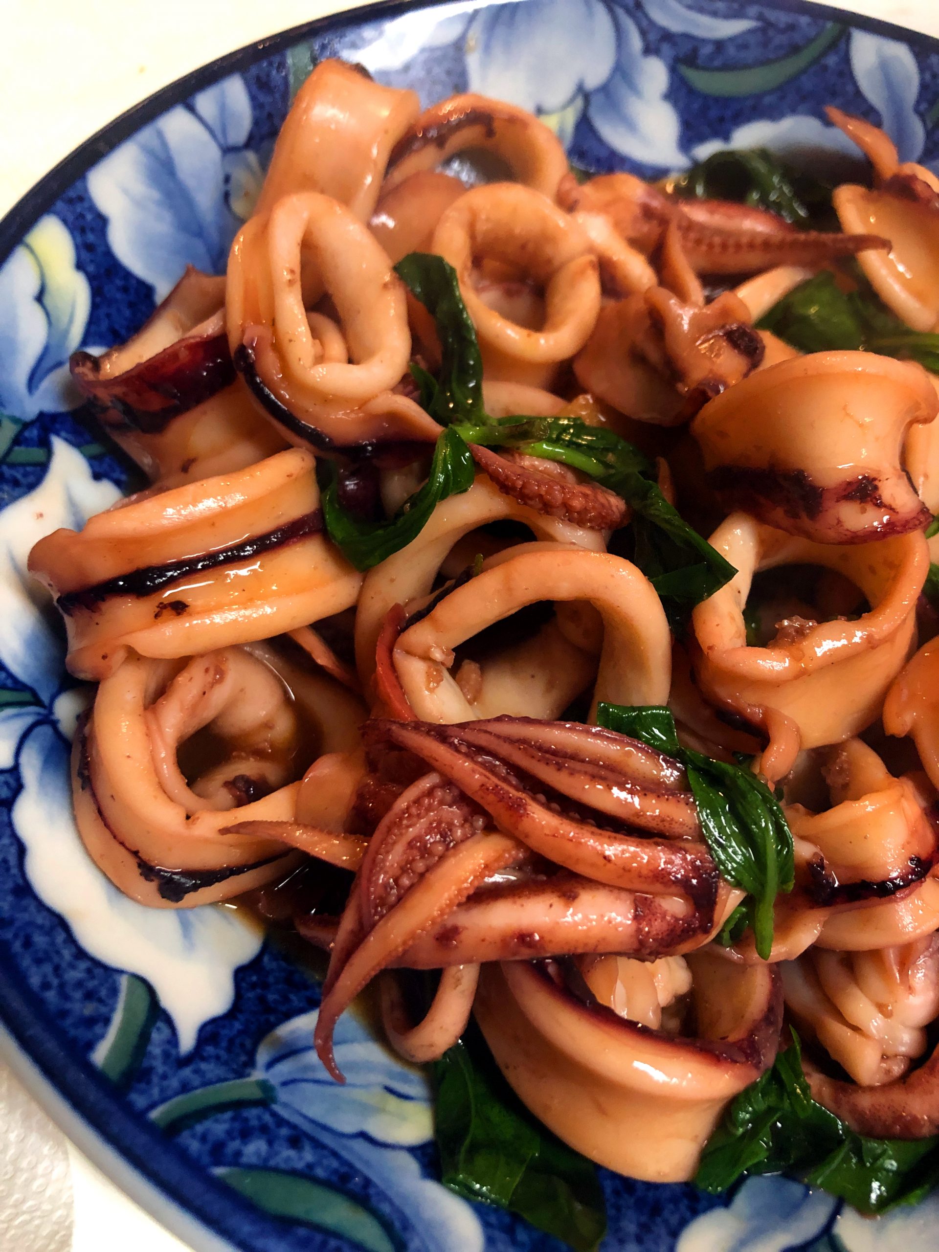 Three Cup Squid Stir Fry • Oh Snap! Let's Eat!