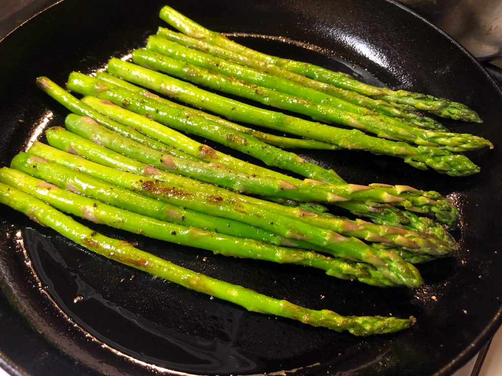 pan fried asparagus
