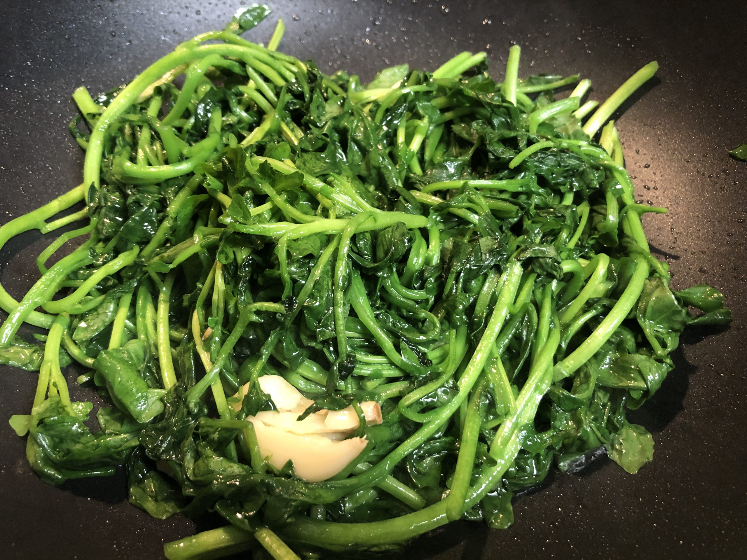 Chinese Watercress With Garlic Stir Fry 西洋菜 • Oh Snap! Let's Eat!