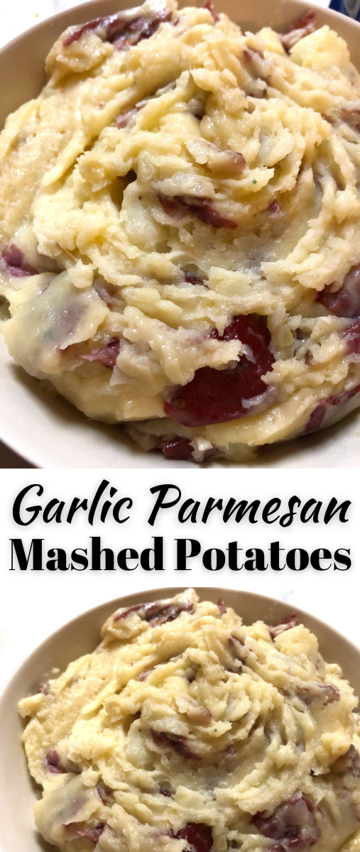 Garlic Parmesan Mashed Potatoes • Oh Snap! Let's Eat!