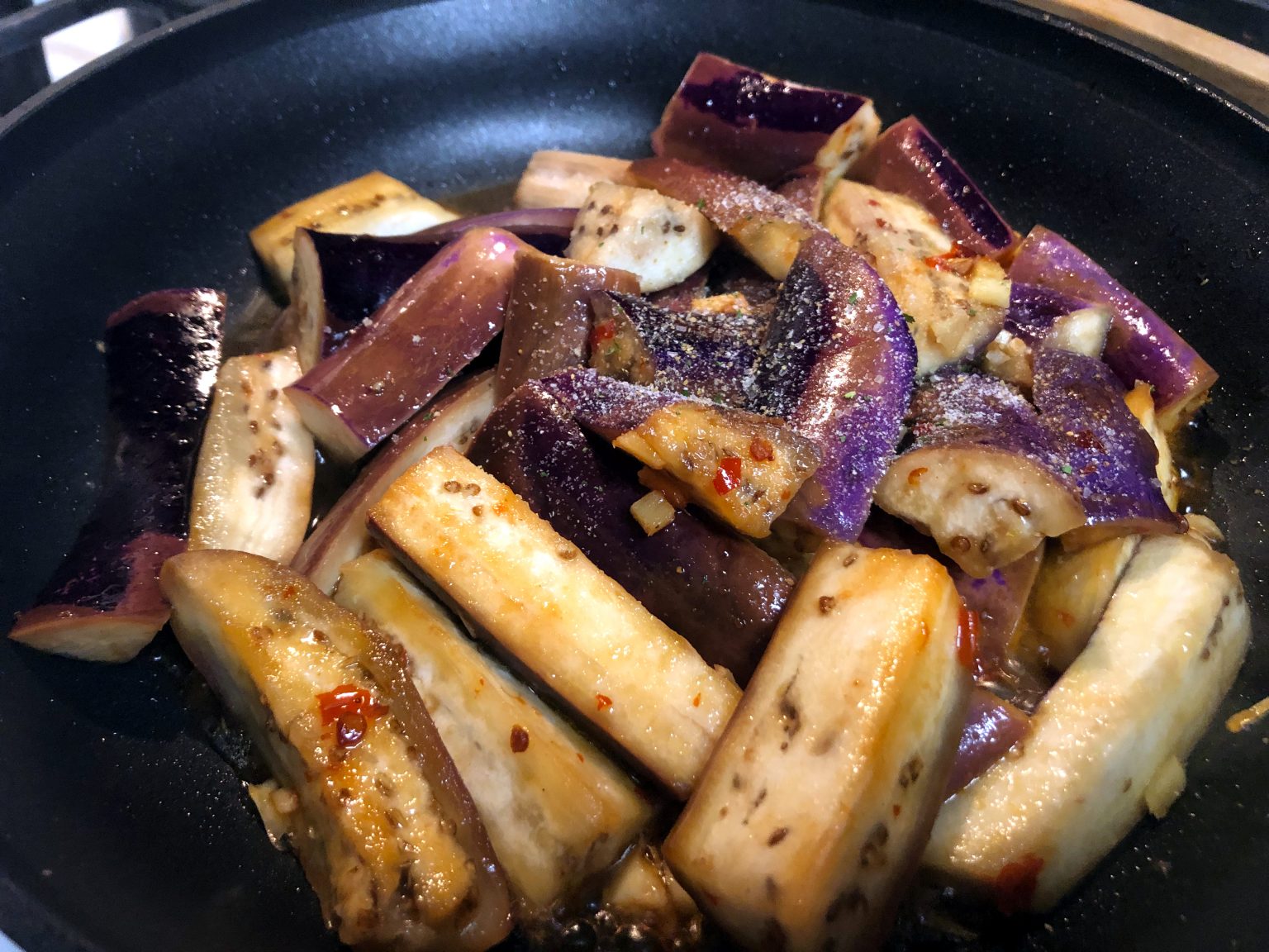 Chinese Eggplant in Garlic Sauce • Oh Snap! Let's Eat!