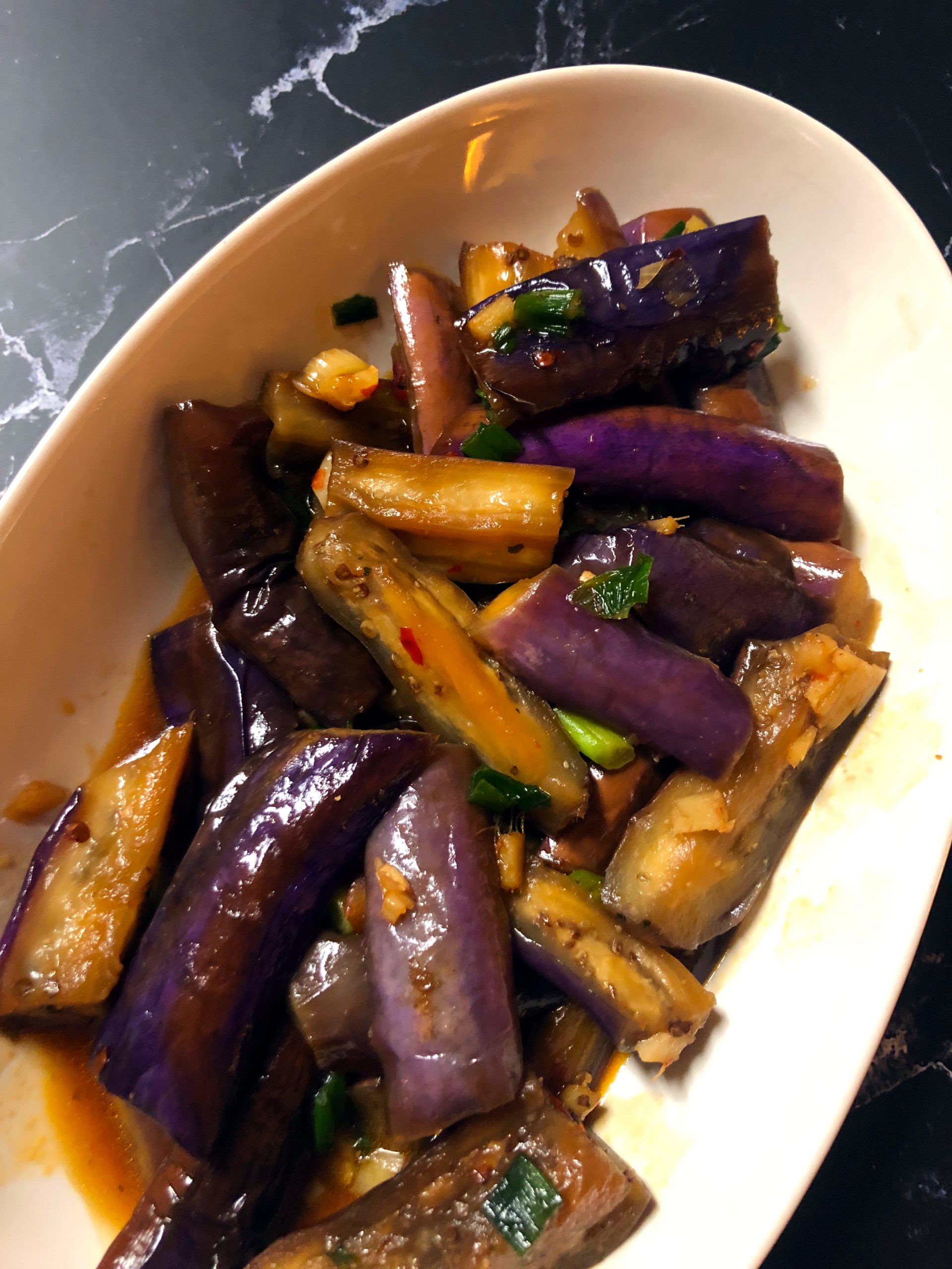 Chinese Eggplant in Garlic Sauce • Oh Snap! Let's Eat!