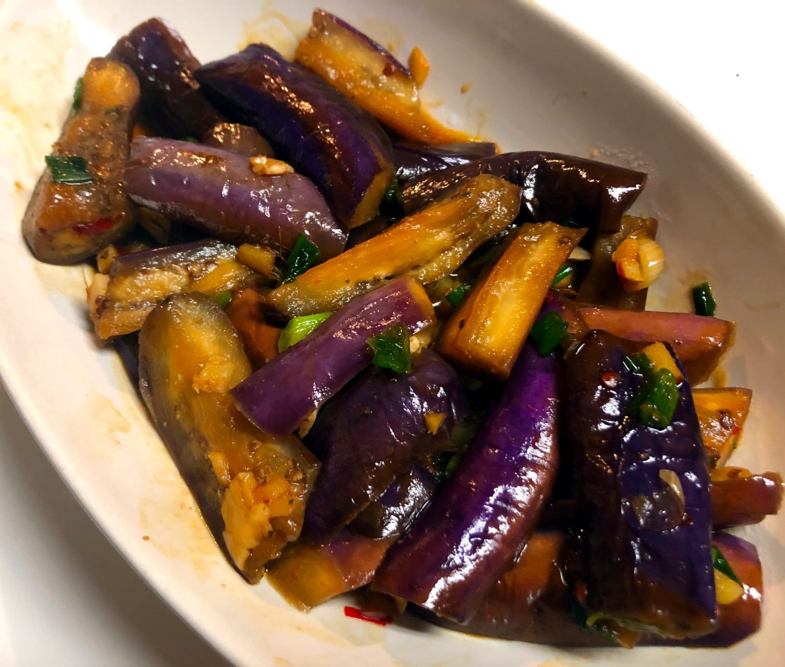 Chinese Eggplant in Garlic Sauce • Oh Snap! Let's Eat!